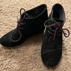 Toms wedge heels (used)